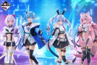 大人気女性VTuberグループ「ホロライブ」から猫又おかゆ、星街すいせい、兎田ぺこら、博衣こよりが一番くじオリジナルサイバーパンク衣装でフィギュア化！