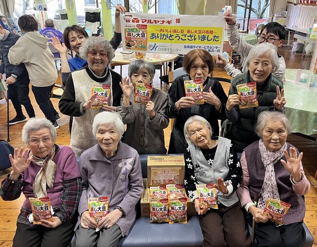 【開催レポート】全国の高齢者施設250施設に蒸し大豆をお届け『節分に蒸し大豆を届けようプロジェクト』を実施！