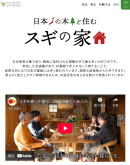 日本の木と住む。スギの家 日本の木と住む。スギの家