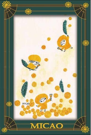 【日本橋三越】『MICAO 作品展』 ミモザの日（国際女性デー）に合わせて開催中。ひと針ひと針に心を込めて。MICAOの刺繍が彩る春の訪れ。3月5日(水）～開催中。3月22日(日）待望のサイン会開催。