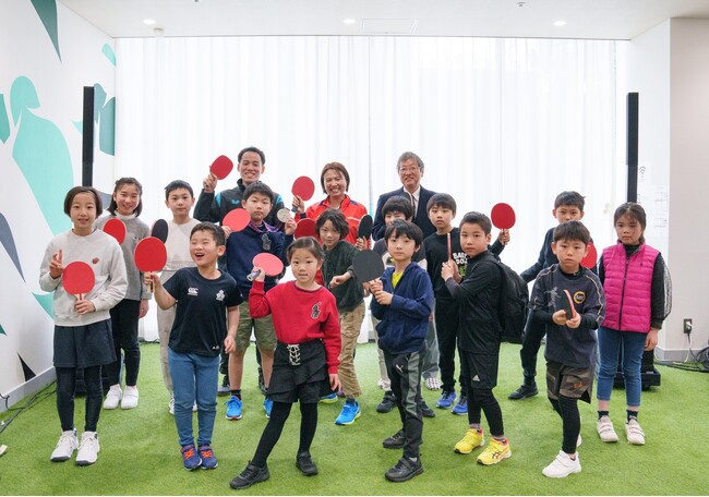 元卓球日本代表 平野早矢香氏登壇！卓球教室＆トークショーを開催　“噛む力をスポーツの力に” 第三弾