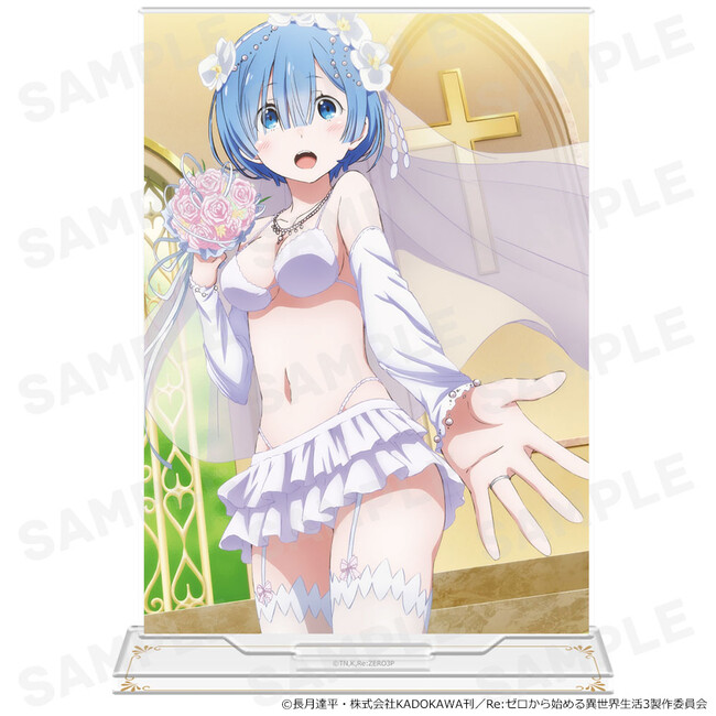 TVアニメ「Re:ゼロから始める異世界生活」アクリルキャラスタンド、B2タペストリー、ダイカットステッカーなどの受注を開始しました！