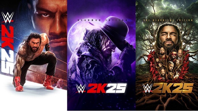 『WWE(R) 2K25』(英語版)でリングをぶち破れ!ブラッドライン エディションとデッドマン エディションが発売開始