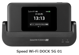 Speed Wi-Fi DOCK 5G 01 Speed Wi-Fi DOCK 5G 01