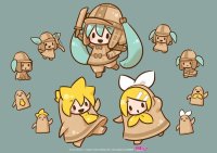 東京国立博物館所蔵の「埴輪(はにわ)」と初音ミク、鏡音リン・レンとのコラボレーショングッズを本日3月13日(木)から販売開始