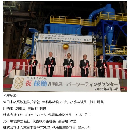 国内最大級のプラスチックリサイクル施設 「Jサーキュラーシステム」本格稼動開始