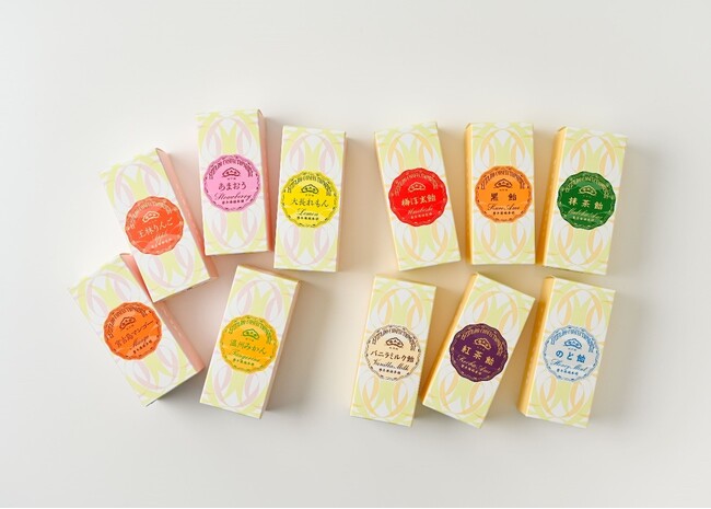 榮太樓飴「透かし箱」シリーズ　紙パッケージにリニューアル