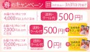 春のキャンペーン概要