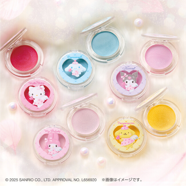 サプライズコスメ『Pon de Couleur(ポンデクルール）』新商品！「サンリオキャラクターズ　夢みるエンジェルデザイン」が登場！