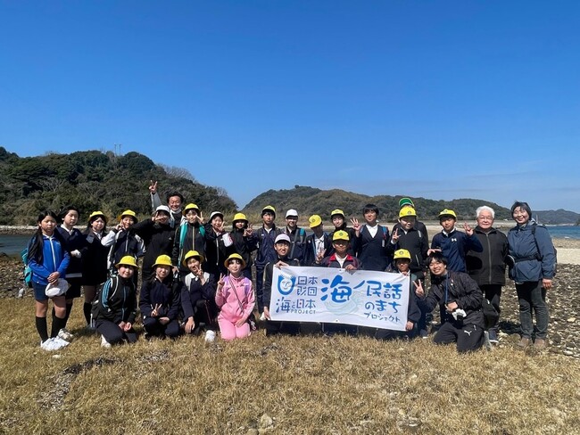 地元の自然と歴史をもっと知ろう！海ノ民話アニメーション「ゆき姫物語」の完成を記念し　物語の舞台「馬島・刎島」でフィールドワークを行いました