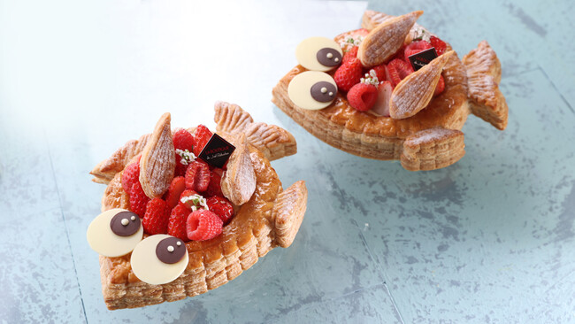 エイプリルフールの新定番！魚形のパイでフランス流に美味しく楽しむジョエル・ロブションの「ポワソン ダブリル フレーズ ～苺のパイ～」