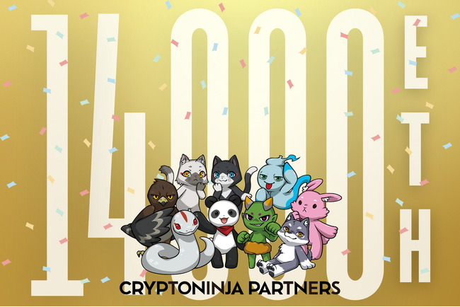 CNP、二次流通での取引総額が14,000 ETHを突破