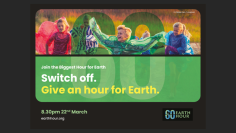 17社58ブランドの外食チェーン・ホテルと合同で「EARTH HOUR 2025」に参加します
～3月22日(土)夜の60分間、約2,700箇所でライトダウン等を実施～