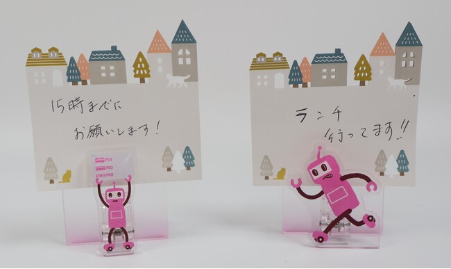 PASMOのロボットグッズ第二弾を発売します！