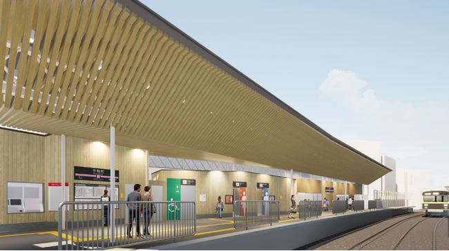 東京都「多摩産材」と秋田県「あきた材」を活用した池上線千鳥町駅“木になるリニューアル”が始まります！