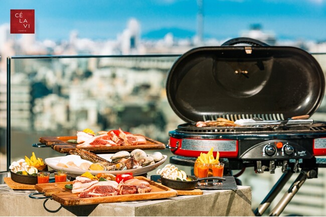 【CE LA VI TOKYO】渋谷の空を感じるBBQ天国!音楽と共存するルーフトップで楽しむ「SKY BBQ」がスタート