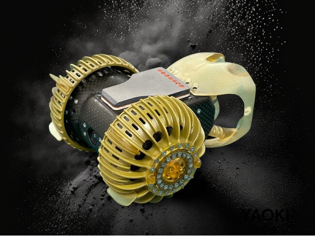 三菱ケミカルグループの高剛性・軽量の航空宇宙用途部材が、月面探査車YAOKIの月面撮影・画像データ送信成功に貢献