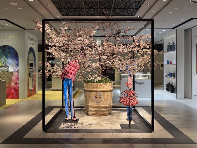館内に桜のフォトスポットが登場！？アートを手本に楽しくポーズ！お花見弁当＆さくらスイーツと春を満喫