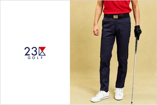 『23区GOLF』見た目がスリムで動きやすいゴルフウェア「Newフィットパターンウエストムーブパンツ」を発売