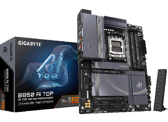GIGABYTEから、ローカルAIトレーニングソリューション『AI TOP』向けマザーボード『B850 AI TOP』、SSD『AI100E320GB』を発売