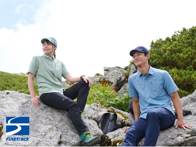 山シャツの常識をくつがえせ！ドライに羽織れる高機能山シャツ「ラミースピンニットシャツ」が新発売！｜finetrack（ファイントラック）