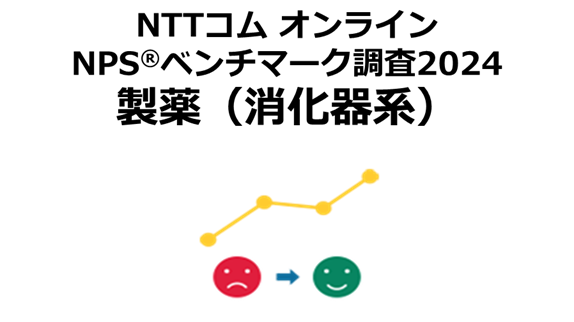 【特別調査】NTTコム オンライン、製薬業界（消化器系）を対象にしたNPS(R)ベンチマーク調査を実施