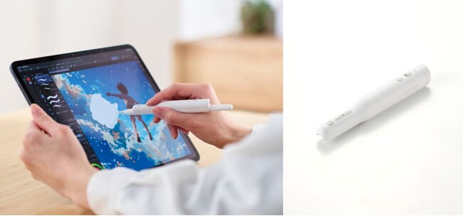 Apple Pencil用 ショートカットグリップ「draw´」シリーズより、片手で操作可能なデバイスを新発売！～初回限定でCLIP STUDIO PAINT DEBUT（1年間無料）が付属～
