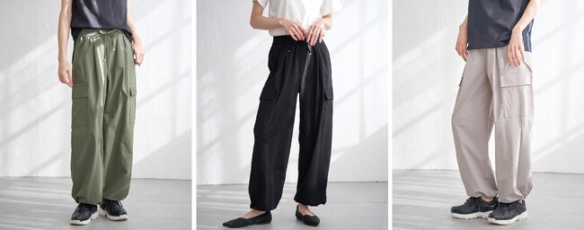 【アパレル専門店コックス】ikkaより、春のボトムス「親子リンク」コーデ商品が登場！