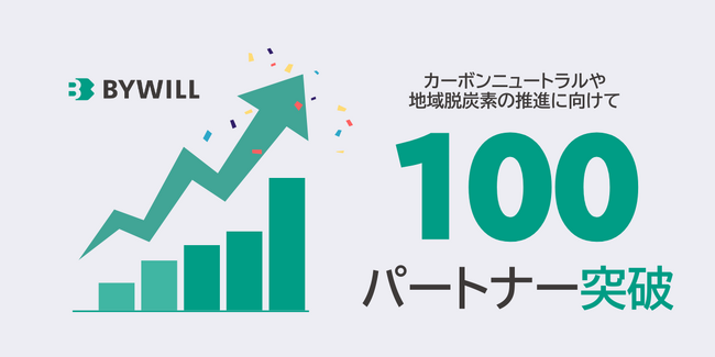 バイウィル、わずか2年で連携パートナー100件突破。地域脱炭素と日本のカーボンニュートラル実現へ