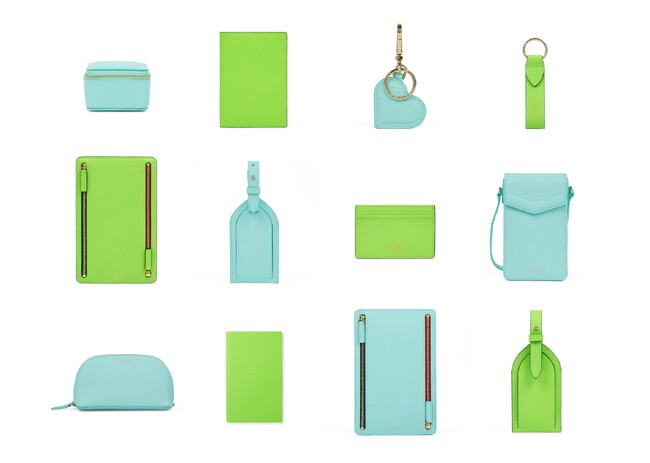 【SMYTHSON】シーズンカラーのご紹介 - Apple Green & Bright Aqua