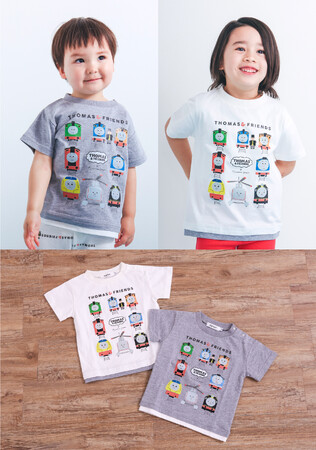 3月発売予定！子供服ブランド「SLAP SLIP(スラップ スリップ、株式会社べべ）より「きかんしゃトーマス×つむぱぱ」コラボが登場