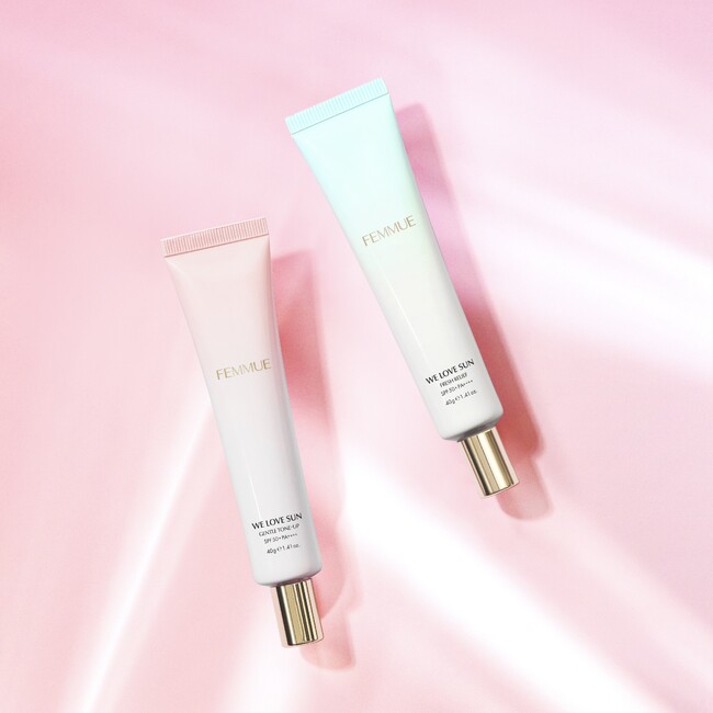 【FEMMUE】みずみずしい軽やかなテクスチャーでスキンケアとUV対策を両立する2種の「WE LOVE SUN」が登場。