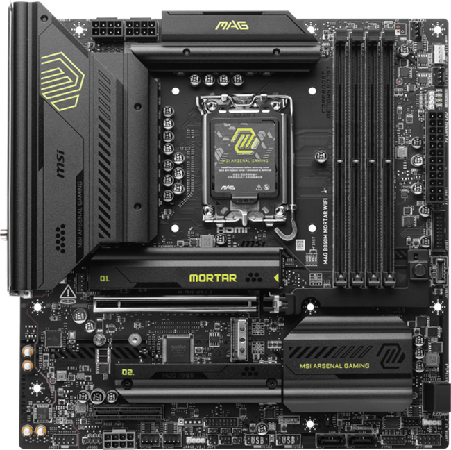 MSI、最新のIntel(R) Core(TM) Ultraプロセッサー（シリーズ２）対応のB860チップセット搭載マザーボード「MAG B860M MORTAR WIFI」を発売
