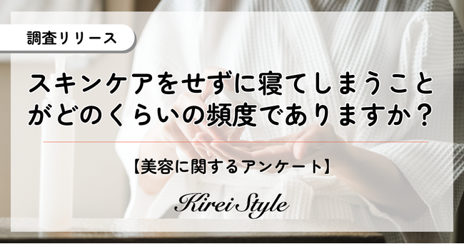 入浴後スキンケアをせずに寝てしまうことがある人は若年層ほど増加する結果に！20代では約4割が該当