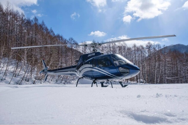 白馬乗鞍温泉スキー場からヘリコプターで標高2110m超へ！バックカントリーを滑走する「白馬ヘリスキー」と、白銀の絶景で特別なひとときを楽しむ「絶景遊覧プラン」を3月21日より開始