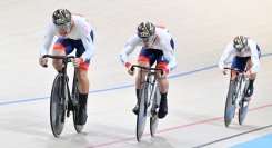 長迫吉拓 男子チームスプリント銀メダル　2025UCIトラックネイションズカップ