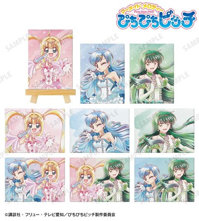 アニメ「ぴちぴちピッチ」の描き下ろし 20th Anniversary ver. Ani-Art aqua label各種商品の受注開始！アニメ・漫画のオリジナルグッズを販売する「AMNIBUS」にて