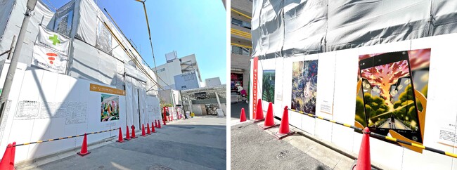 不動産投資支援事業を展開するフェイスネットワーク 「まちからアート 仮囲いデザインのアイディアコンテストVol.４」受賞作品の２箇所目の作品展示を開始！