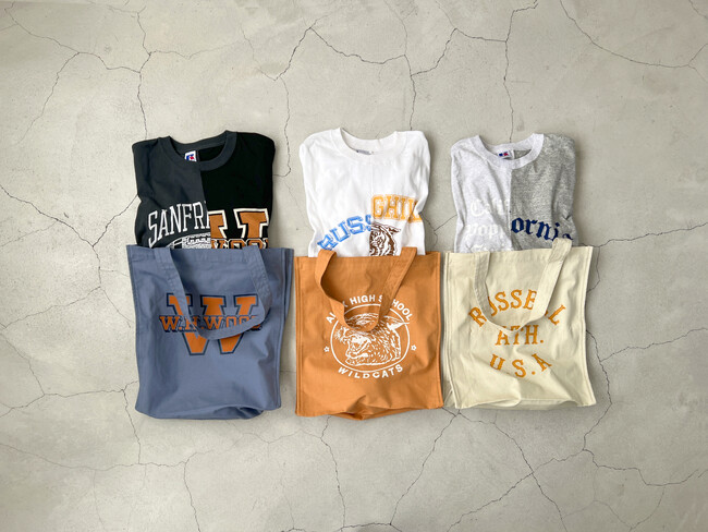 「Ungrid(アングリット)」アメリカを代表する老舗ブランド「RUSSELL ATHLETIC(ラッセル アスレティック)」との別注アイテムを3月25日に先行予約開始
