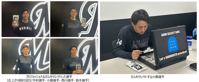 シーズン開幕目前！ガムを噛むことでパフォーマンス向上に！千葉ロッテマリーンズ4選手に「プロフェッショナルガム」を提供へ