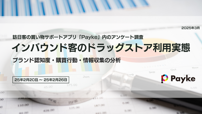 Paykeユーザ約2,000名に聞いた！インバウンドのドラッグストアの選び方や購買理由などを徹底調査！