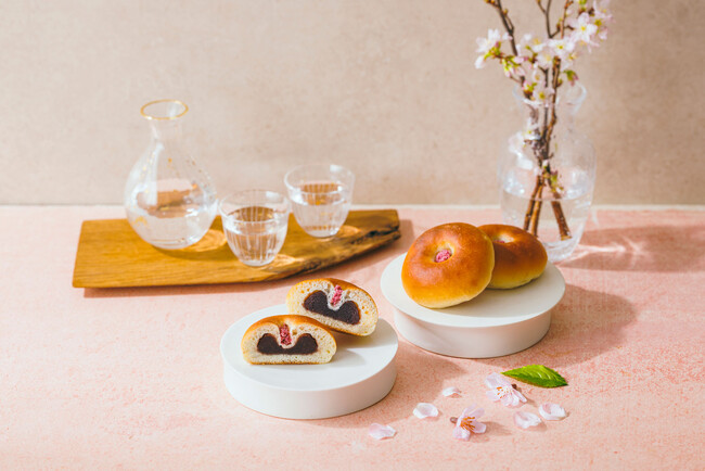 【木村屋總本店】＜第2弾＞4月4日はあんぱんの日！直営店にて4月1日から4月6日まで「桜あんぱん祭り」を開催！オリジナル湯呑のセットを限定販売。