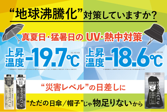 地球沸騰化対策していますか? PROTECT U(プロテクトユー)が生まれ変わって新登場!!