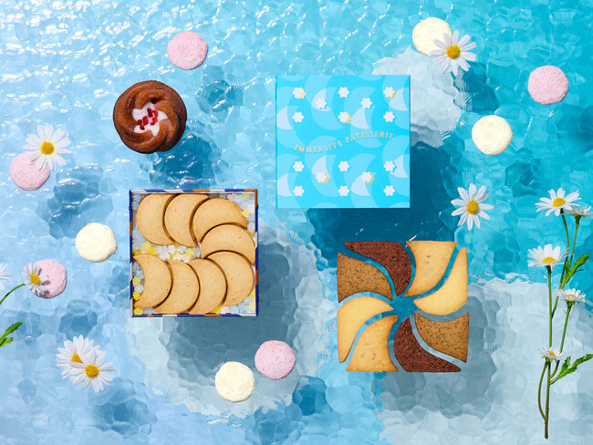 アートなお菓子をお届けする架空のパティスリー「しろいし洋菓子店」　1時間に200缶売れる「クッキー缶」＆人気の「パウンドケーキ」にきらめく透明感をまとう春・夏の新商品が登場