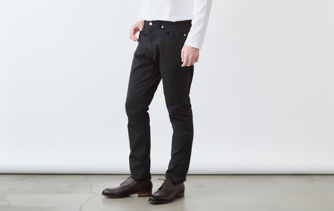 新提携ジーンズ工場、広島福山「マルカ」第1弾アイテム！ジーンズ×チノパンの融合。「デニム職人の5ポケットストレッチチノ」登場