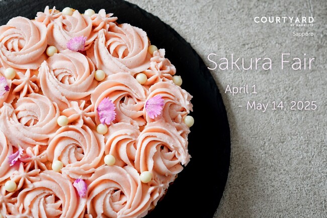【コートヤード・バイ・マリオット札幌】2025年4月1日～ 桜があふれる春の味わいを堪能する「桜フェア」を開催
