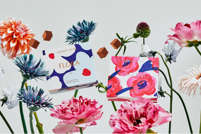 スプリングコレクション【ボタニカル】が4月より登場。自然の生命力が生み出す瑞々しい美味しさを2種のチョコレートに込めてお届けします。