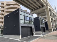 近鉄高架下 賃貸ガレージハウス「K・BLOC ABENO-TENNOJICHO」竣工
