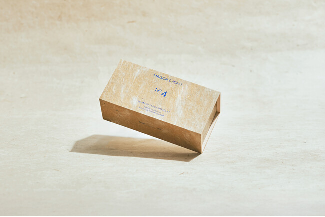 【テロワール】を楽しむ月替わりの「生ガトーショコラ」No.4は名尾手すき和紙の美しい箱と共に。4月1日に限定登場 。