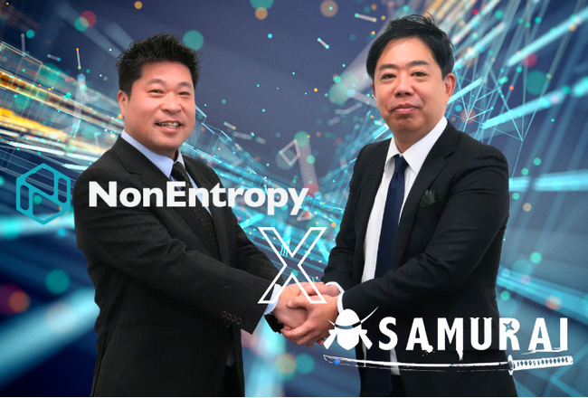 分散型クラウドストレージ事業を展開するNONENTROPY JAPAN株式会社が、株式会社Samuraiを完全子会社化。